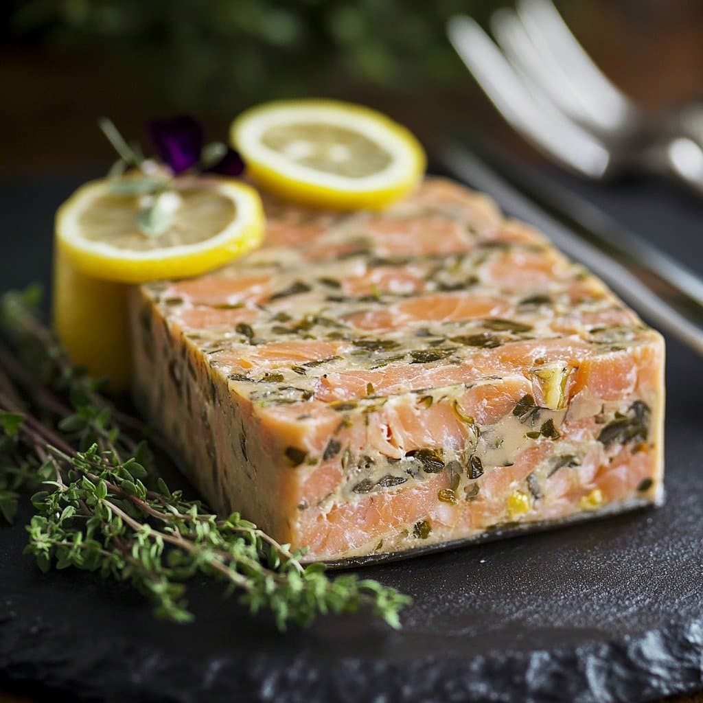 Terrine de Saumon & Herbes Citronnées