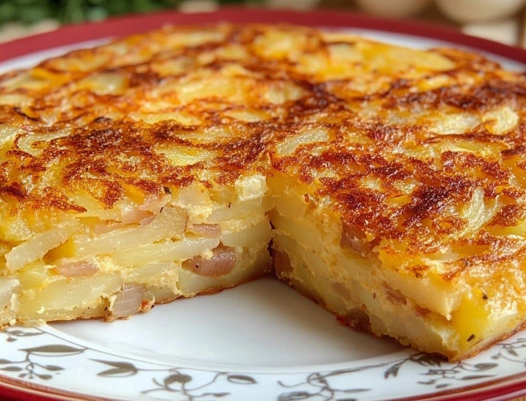 Recette de Tortilla de patatas y cebolla