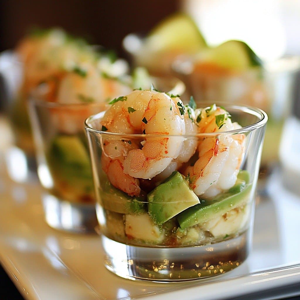 Shrimp, Avocado & Lime Verrines