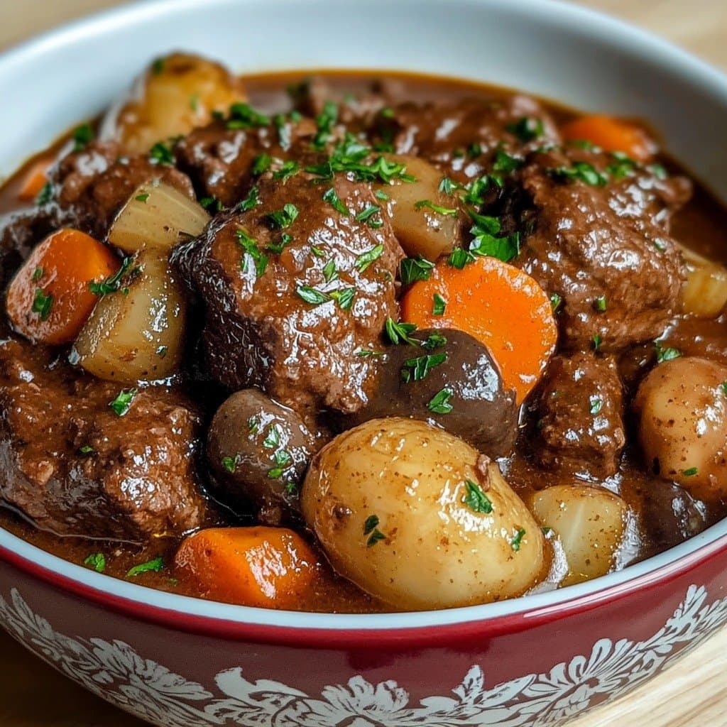 Recette de Bœuf Mijoté Fondant et Parfumé : Recette Réconfortante
