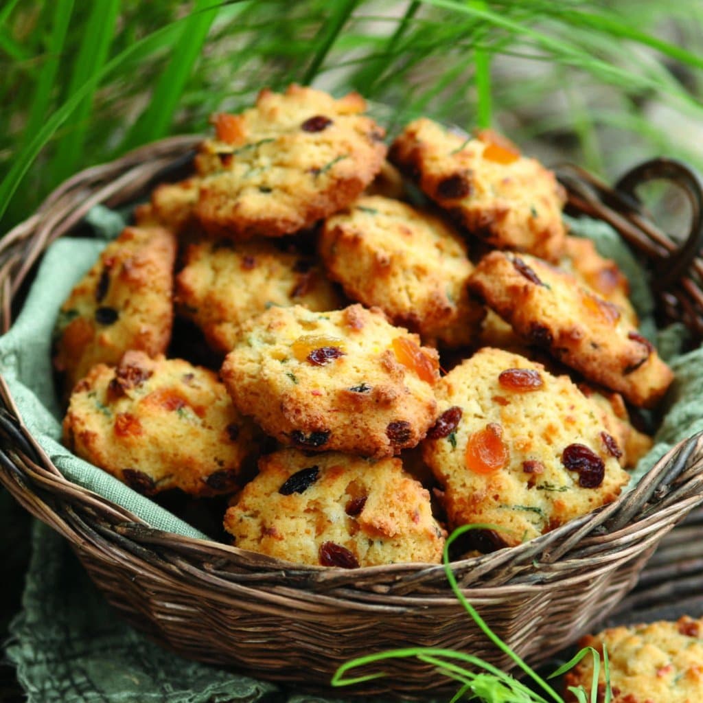Recette de Cookies Salés au Fromage et Fruits Secs