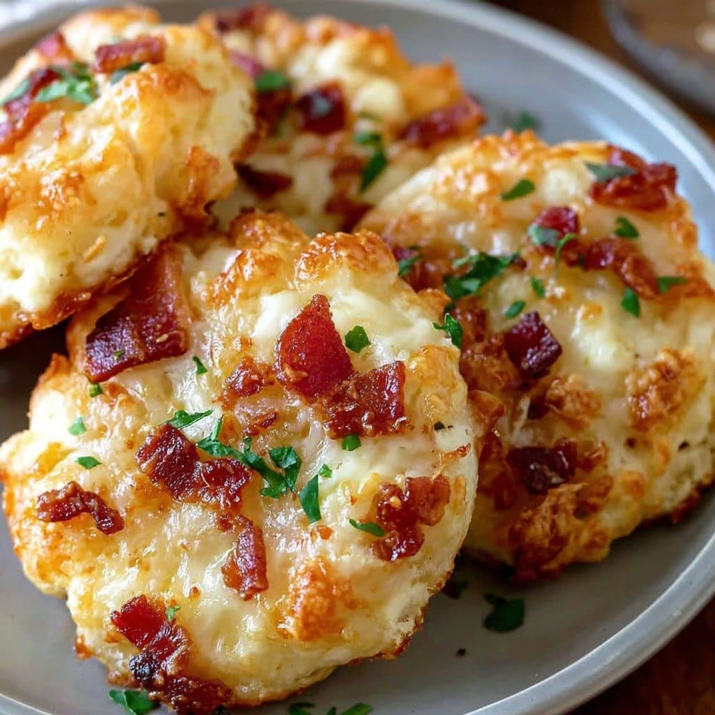 Cookies Salés Chou-Fleur, Fromage & Bacon