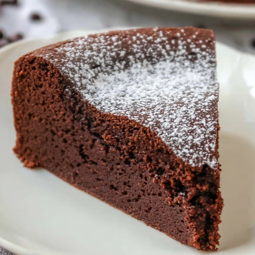 Recette de Gâteau Chocolat Fondant Saupoudré de Sucre Glace à l’Airfryer