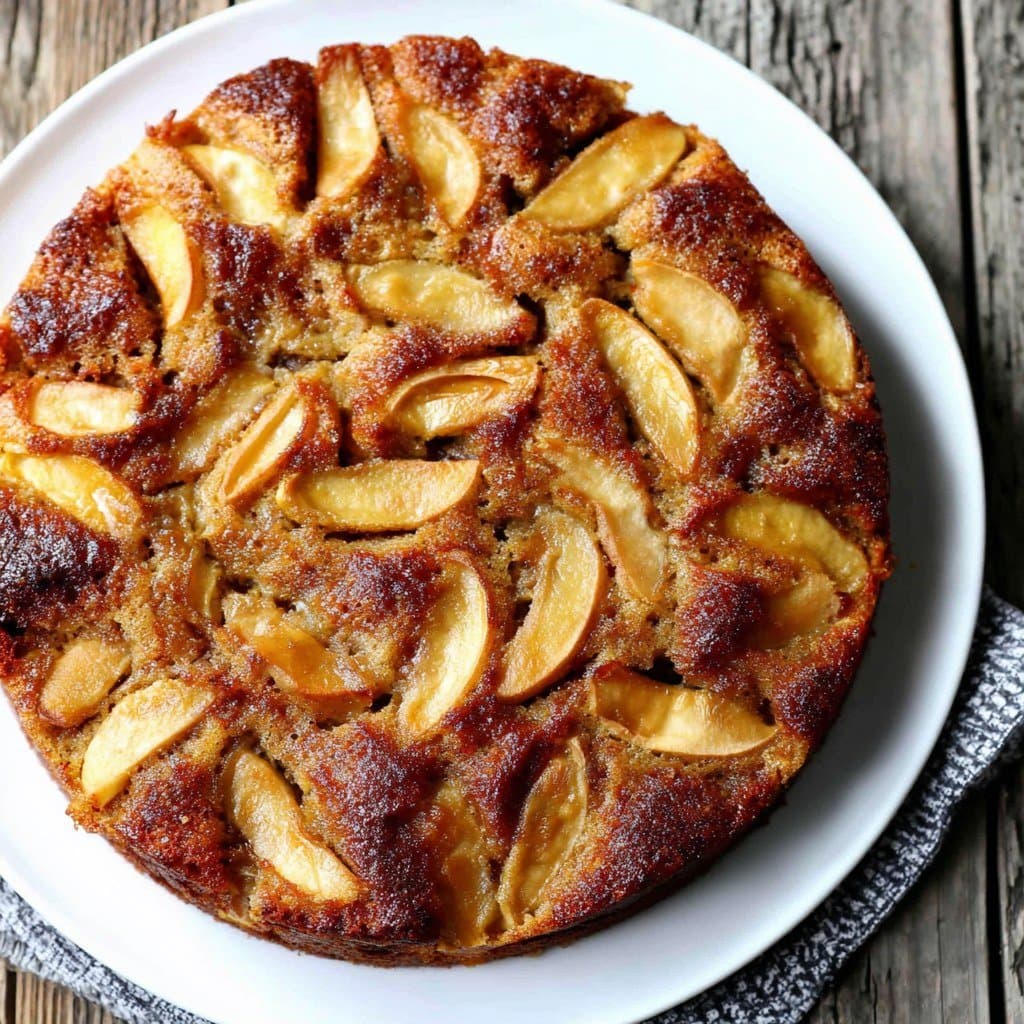 Recette de Gâteau Fondant aux Pommes Rustique : Simple & Réconfortant