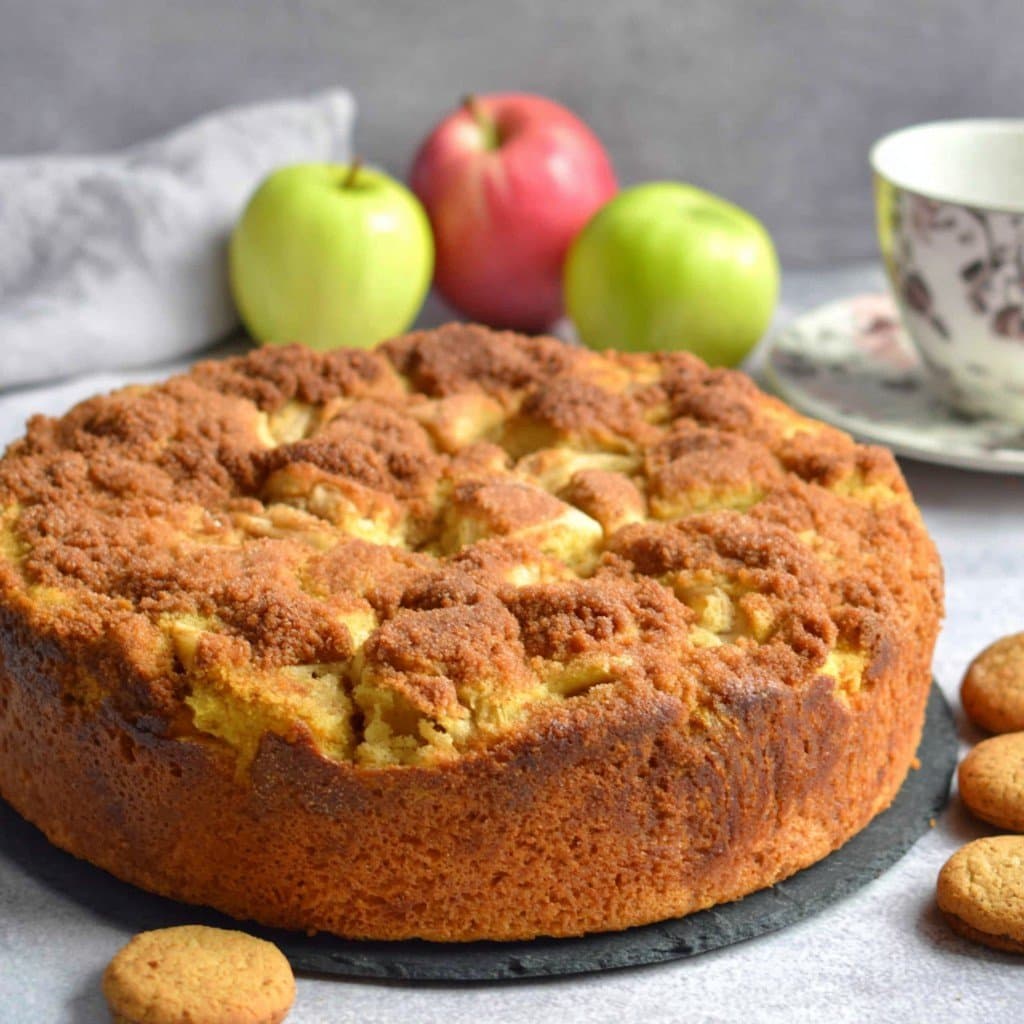Gâteau Moelleux aux Pommes Façon Crumble : Doux et Croquant