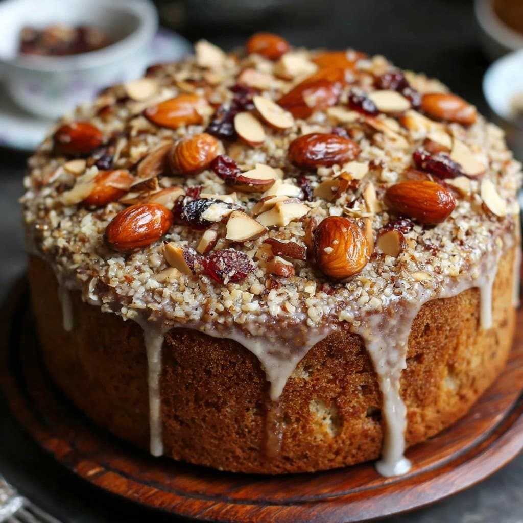 Recette de Gâteau Moelleux au Miel et Fruits Secs