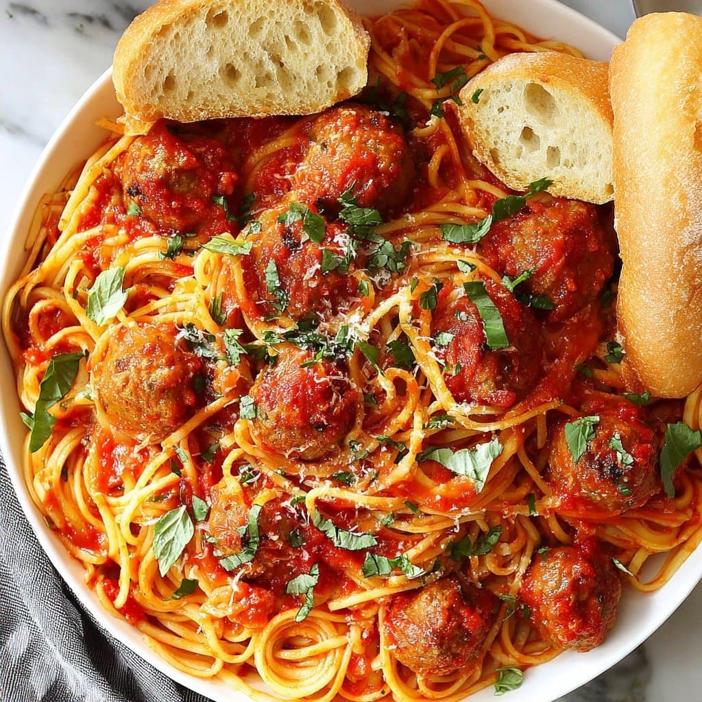 Spaghetti Boulettes Sauce Tomate : Recette Inratable
