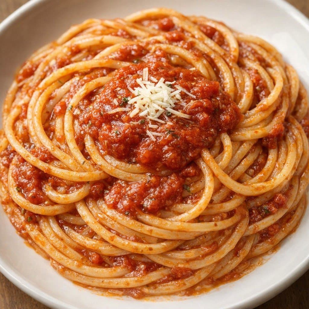 Pâtes à la Sauce Tomate Classique – Simplicité & Saveur