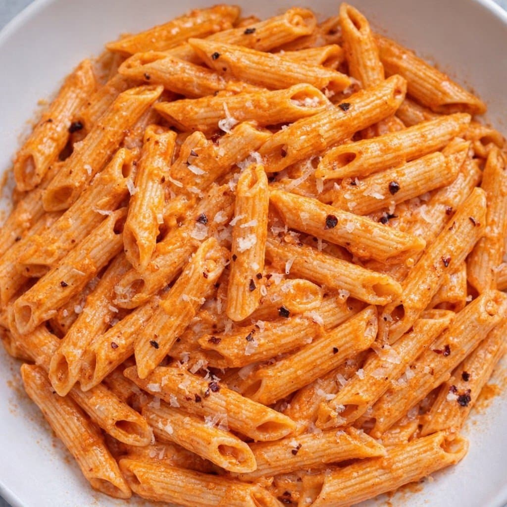 Penne Crémeuse à la Tomate – Onctuosité & Saveur