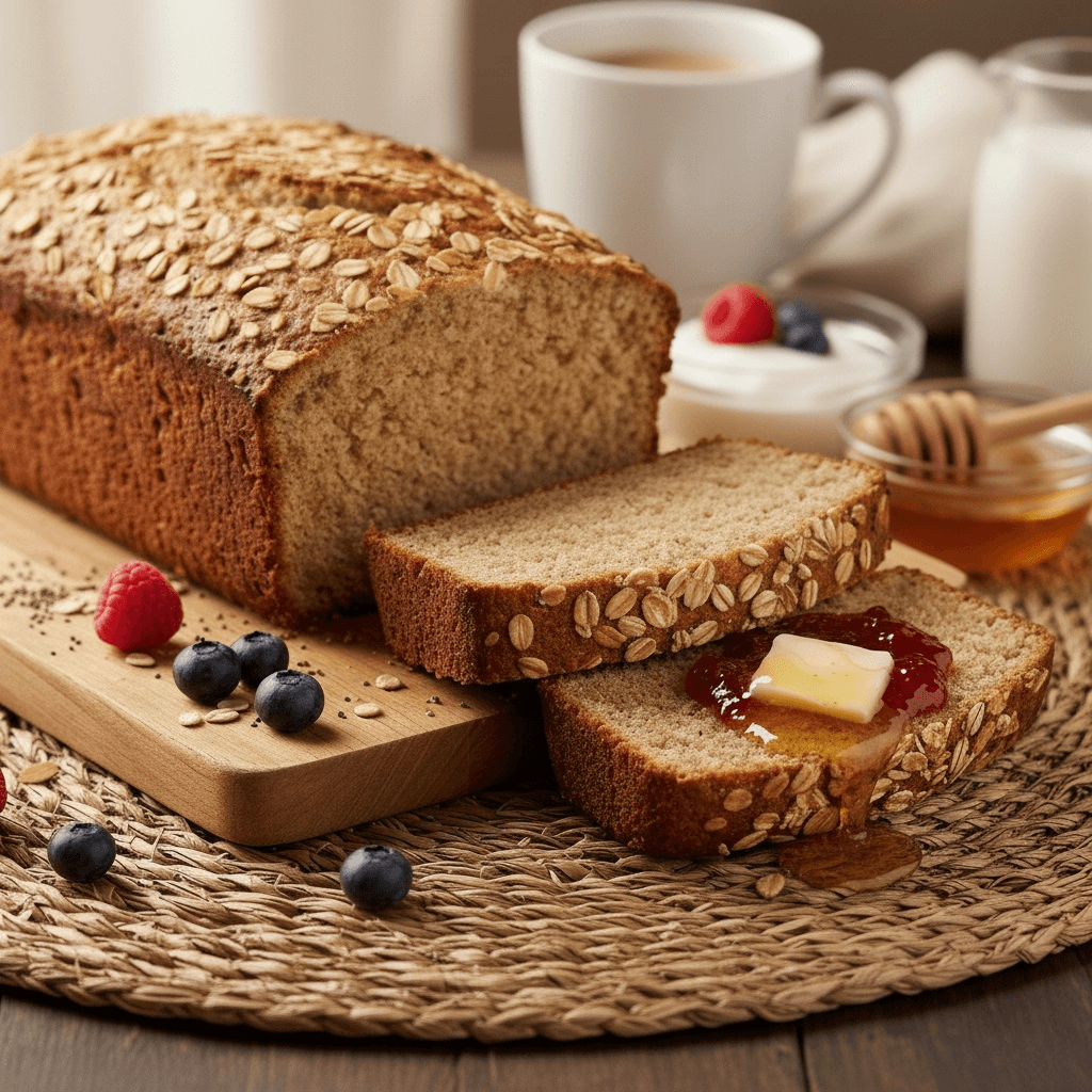Recette de Pain aux Flocons d'Avoine Sans Farine