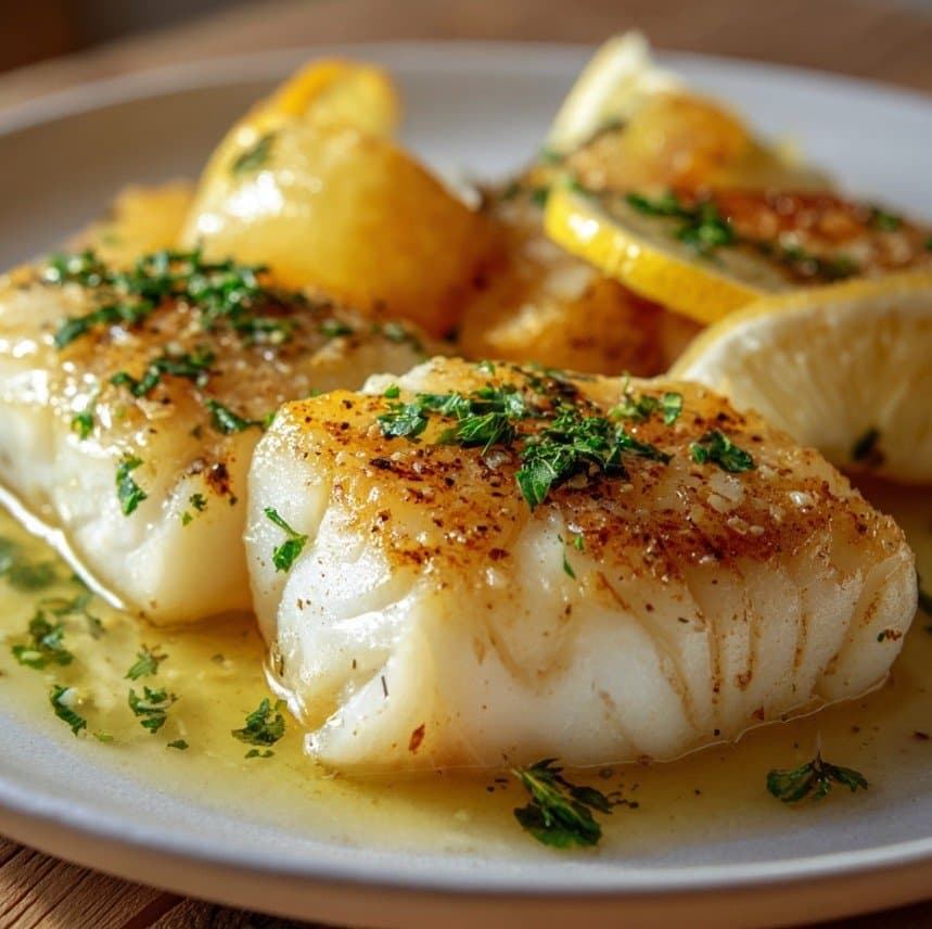 Recette de Filets de Cabillaud au Beurre Citronné
