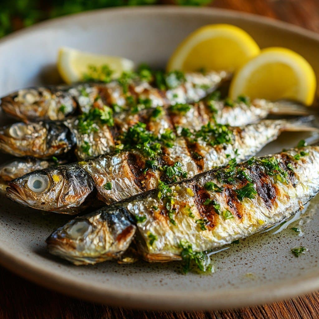 Recette de Sardines Grillées au Citron et à l’Huile d’Olive