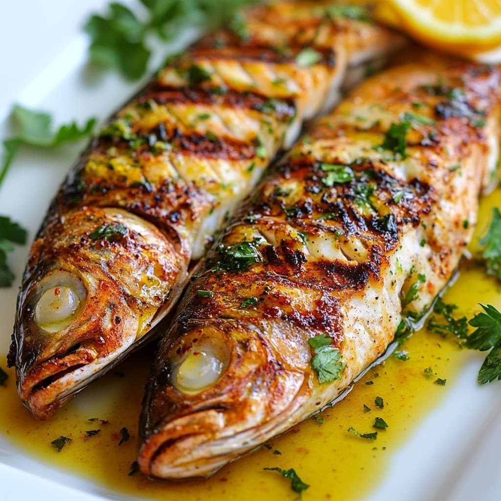 Recette de Vivaneau Grillé aux Agrumes et aux Herbes