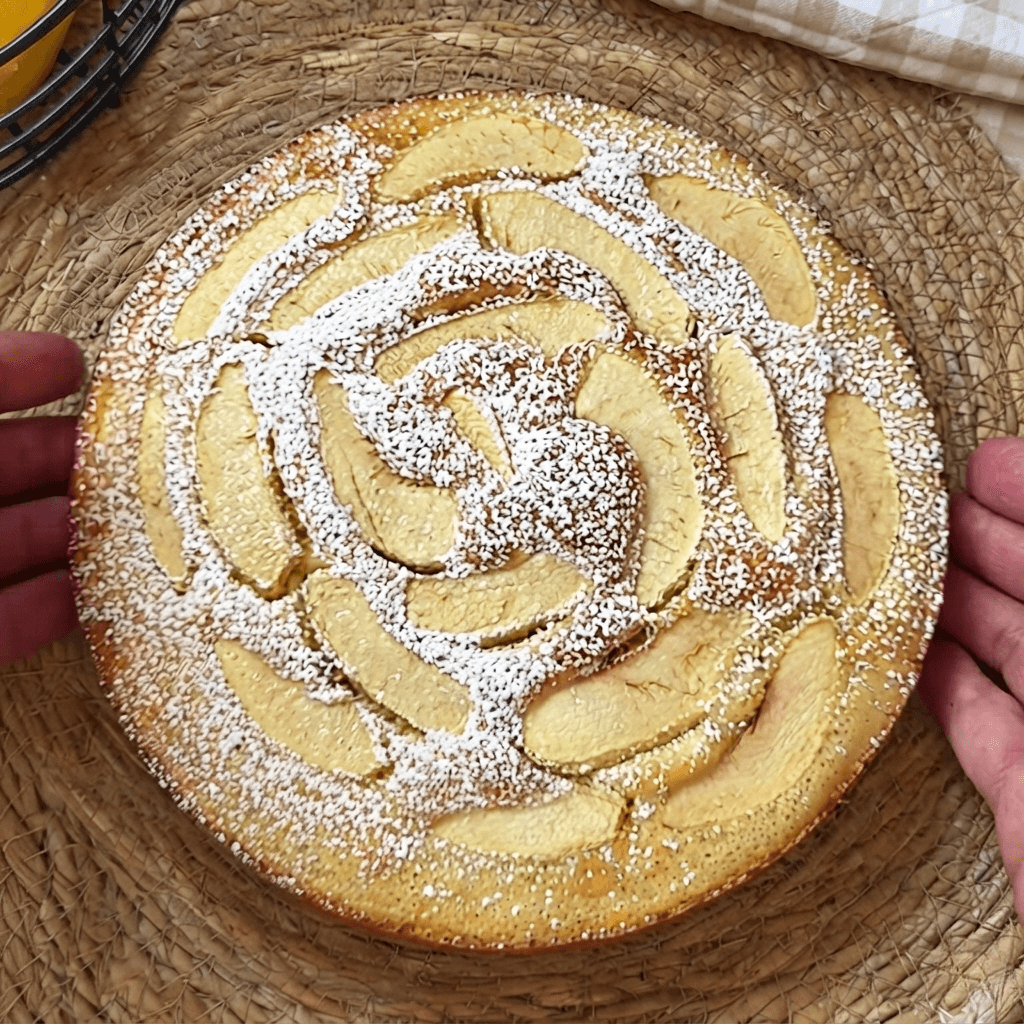 Recette Gâteau Moelleux aux Pommes Caramélisées