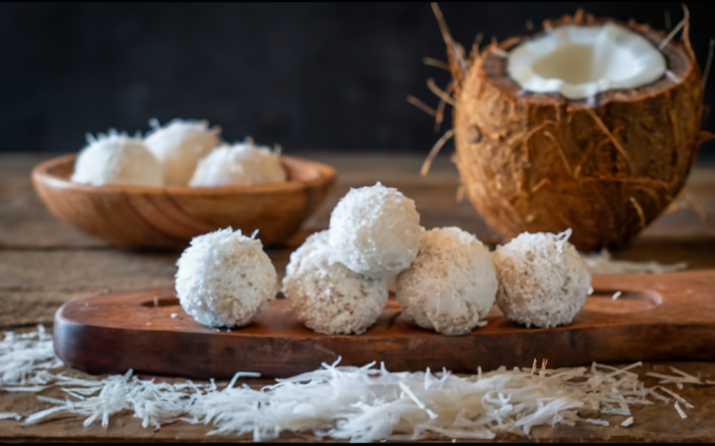 10 Coconut Balls 🥥 Rapide et Facile : Un Délice à Faire Chez Soi