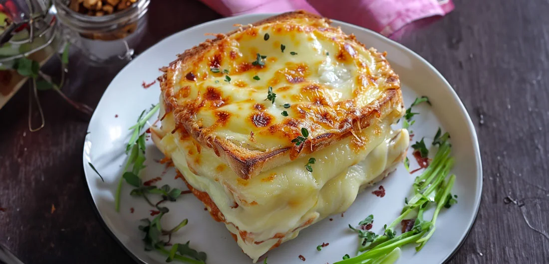 1 Croque Monsieur Montagnard 🥪⛰️ : Une Délicieuse Recette Gourmande