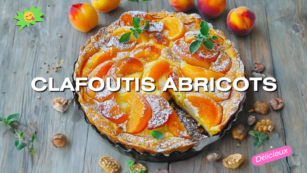 1 Clafoutis aux Abricots Sans Matière Grasse 🍑🌞