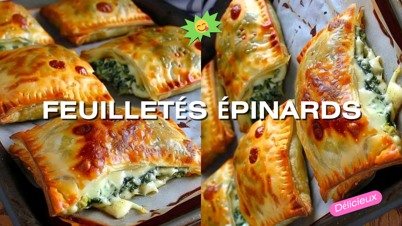 🥐 8 Feuilletés Farcis aux Épinards 🥐