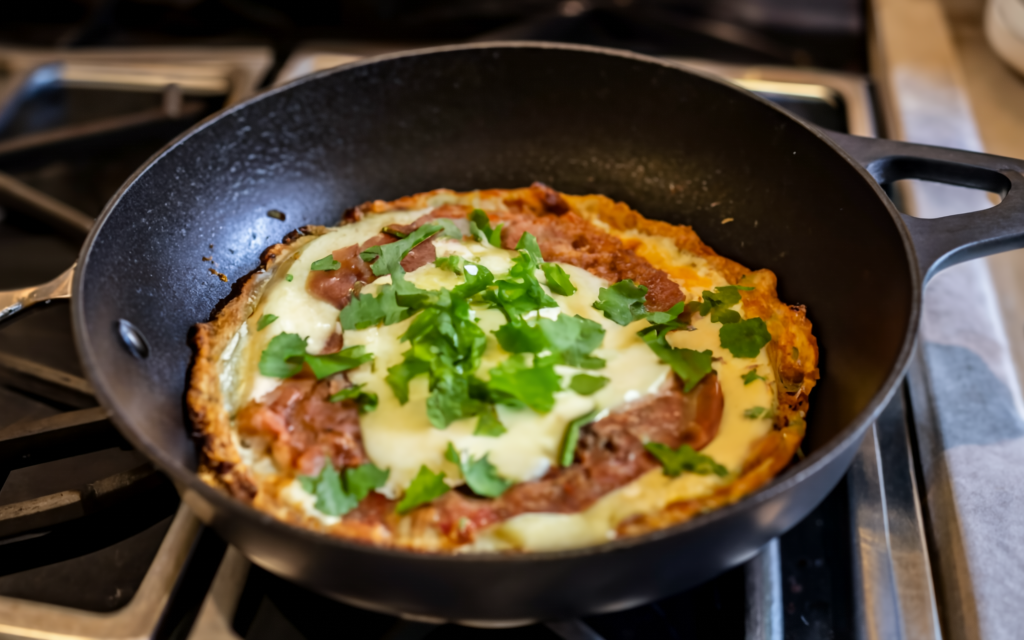 Tacos-Big-Mac-cuisson-tortilla-poêle